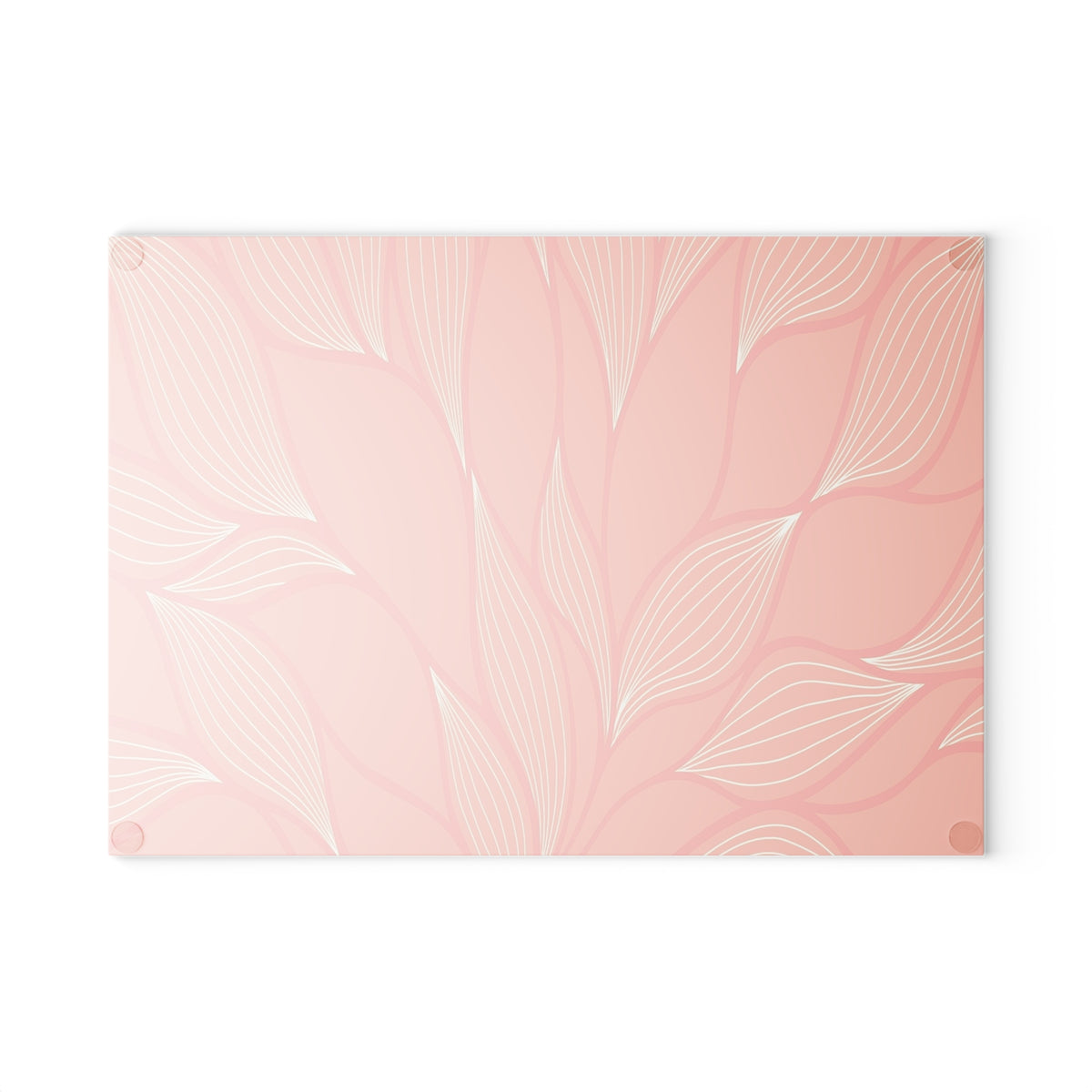 Elegant Floral Design Glass Cutting Board - Perfect for Weddings, Housewarming, or Any Culinary Enthusiast