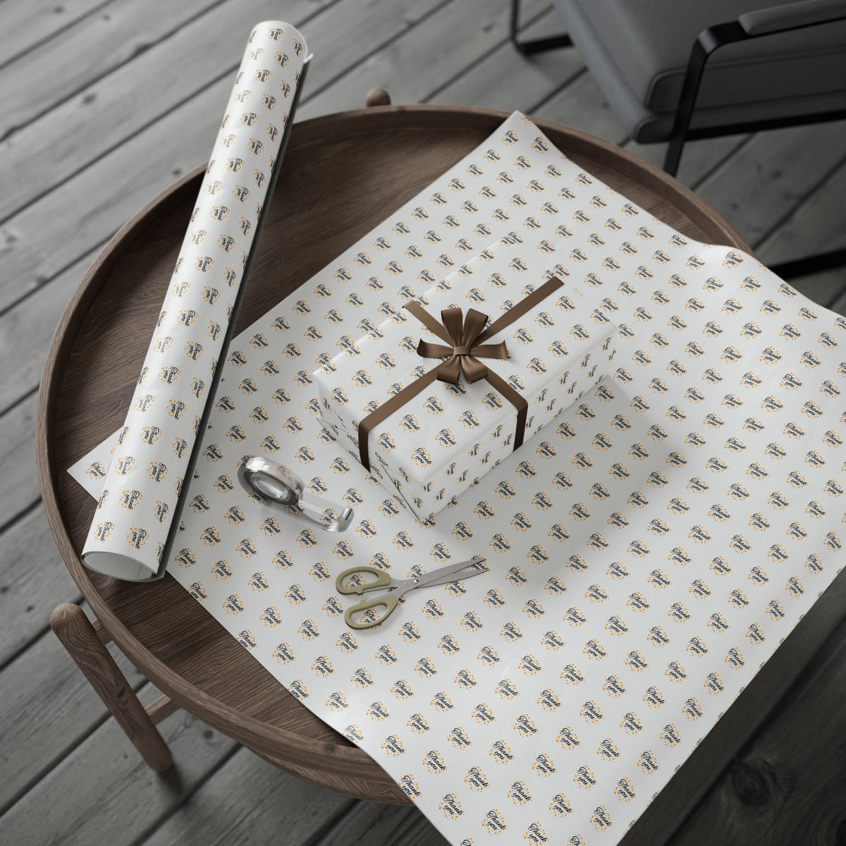 Wrapping Paper Roll — Thank you wrapping paper