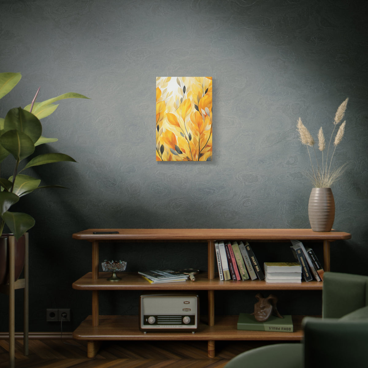 Gorgeous Yellow Matte Canvas Art Print, Stretched, 1.25"