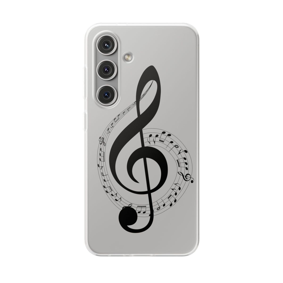 Phone Case — Musical Treble Clef Design