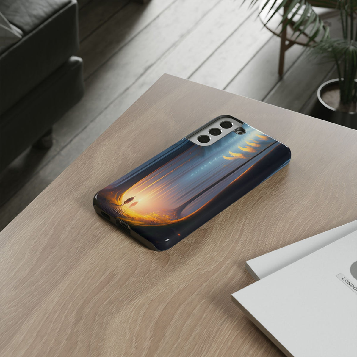 Phone Case — Mystical Forest Nightscape Protective Tough Case