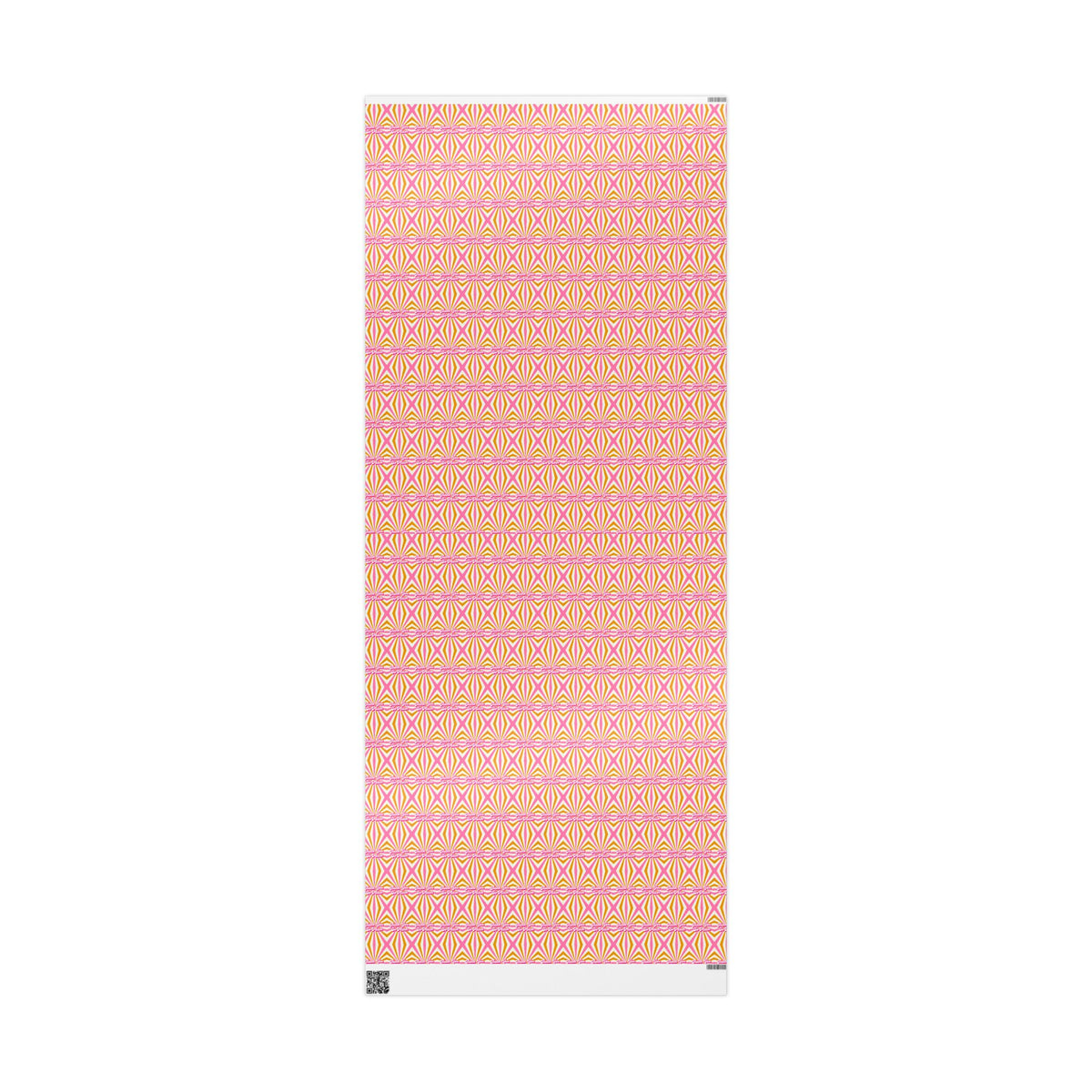 Retro Swirl "Thank You" Wrapping Paper