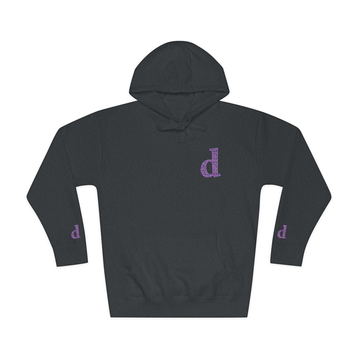 Floral Initial Unisex Fleece Hoodie | Cozy Casual Wear, Gifts for Her, Monogrammed Hooded Sweatshirt, Fall Fashion, Birthday Present