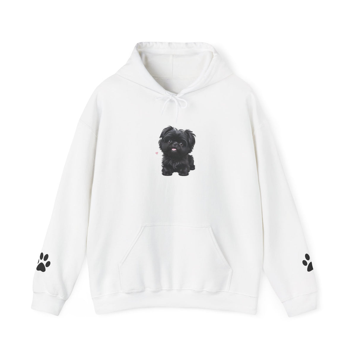 Cute Dog Paw Print Hoodie, Pet Lover Gift, Unisex Sweatshirt, Cozy Animal Hoodie, Perfect for Animal Lovers, Dog Mom Apparel