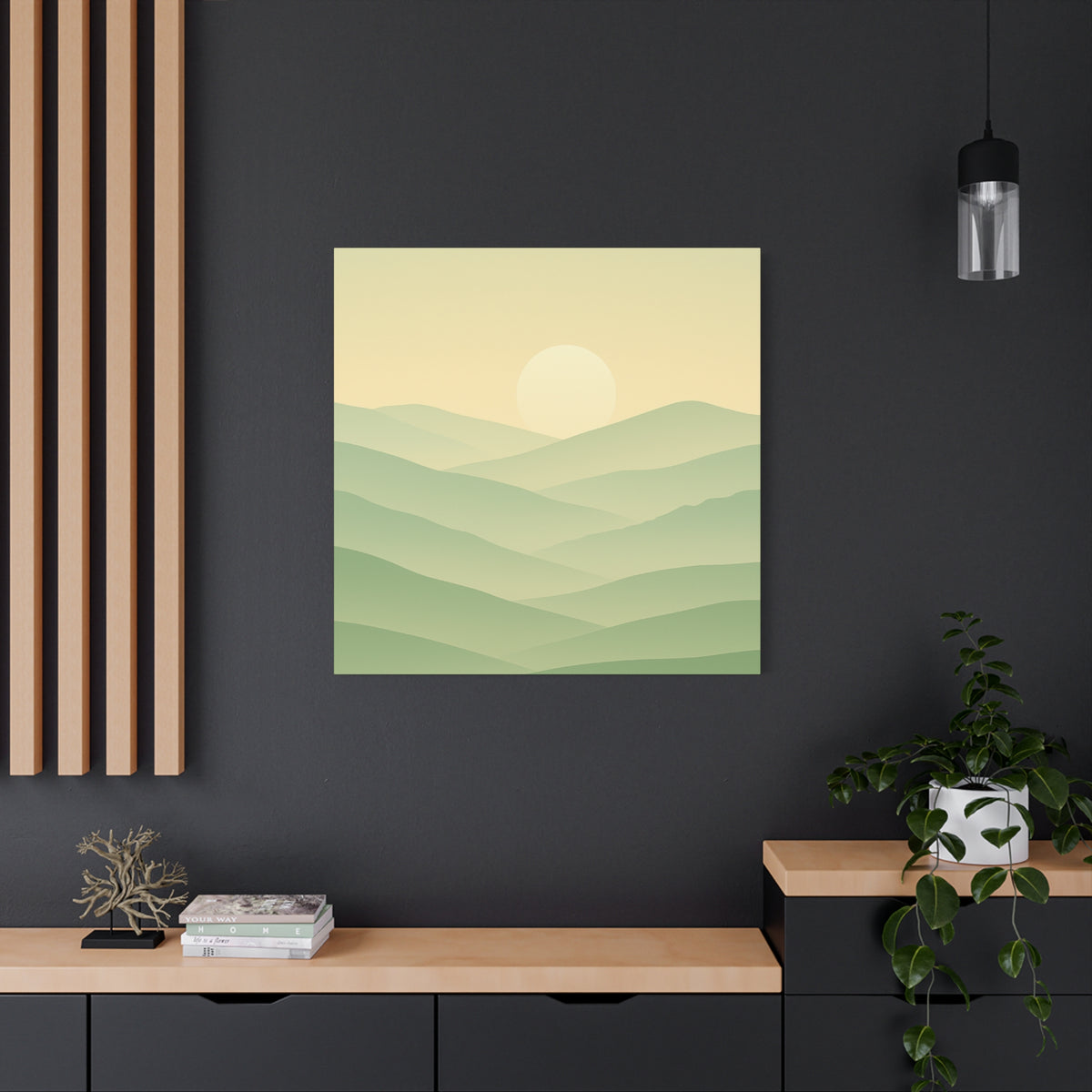 Matte Canvas, Stretched, 1.25" Sunset or Sunrise