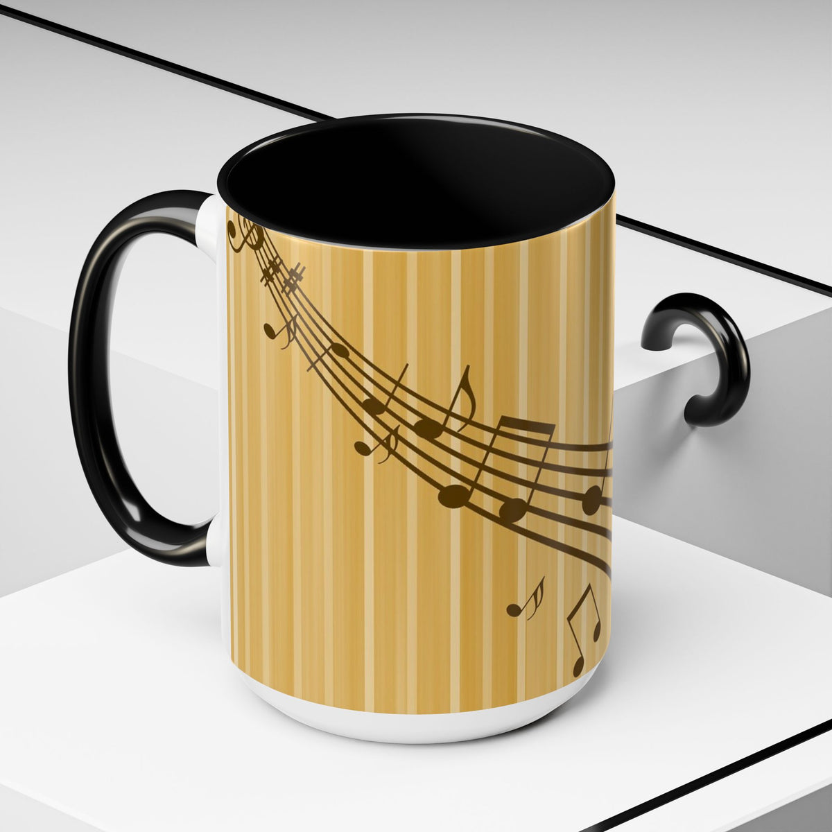 Musical Note Coffee Mug - Perfect Gift for Musicians, Coffee Lovers, Music Teachers, Birthdays, Housewarming