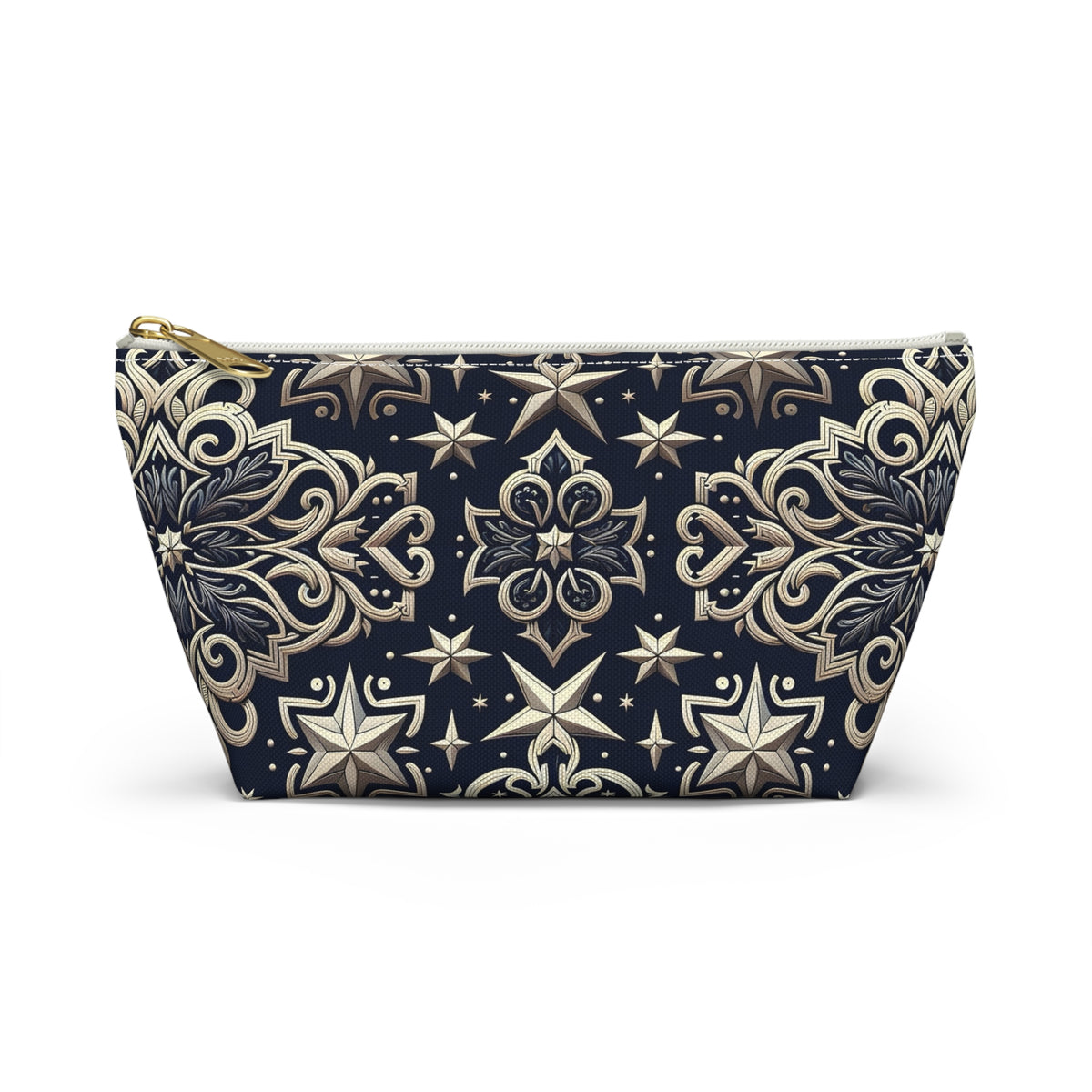 Elegant Starry Pattern Accessory Pouch | Makeup Bag, Travel Organizer, Gift for Her, Stylish Storage, Cosmetology Essentials