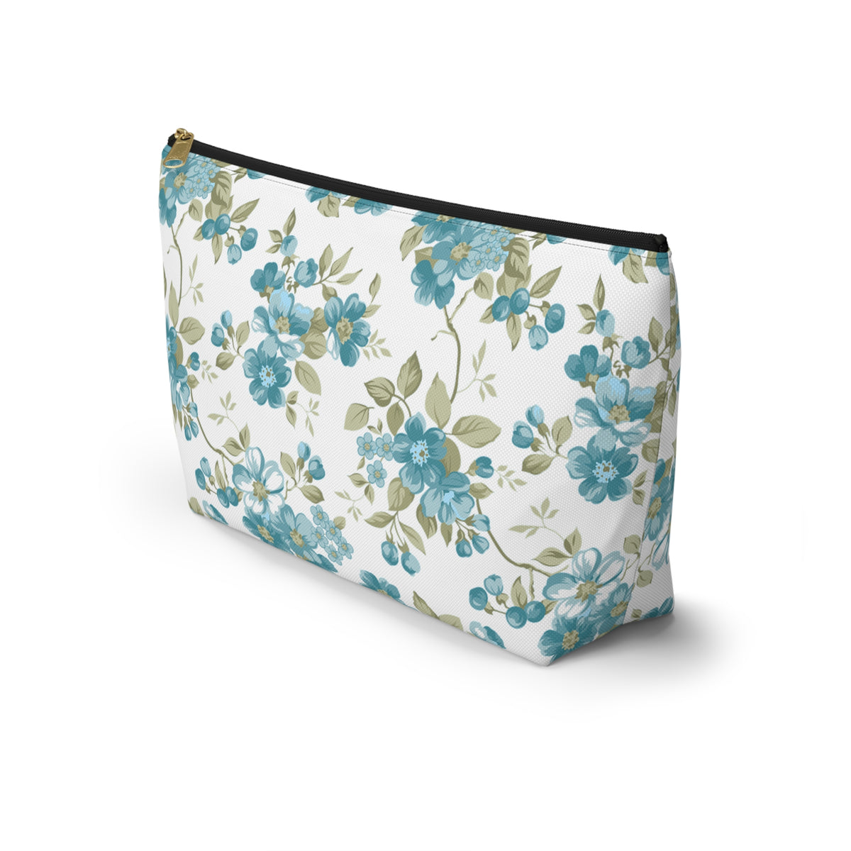 Floral Accessory Pouch, Makeup Bag, Organizing Pouch, Gift for Her, Travel Companion