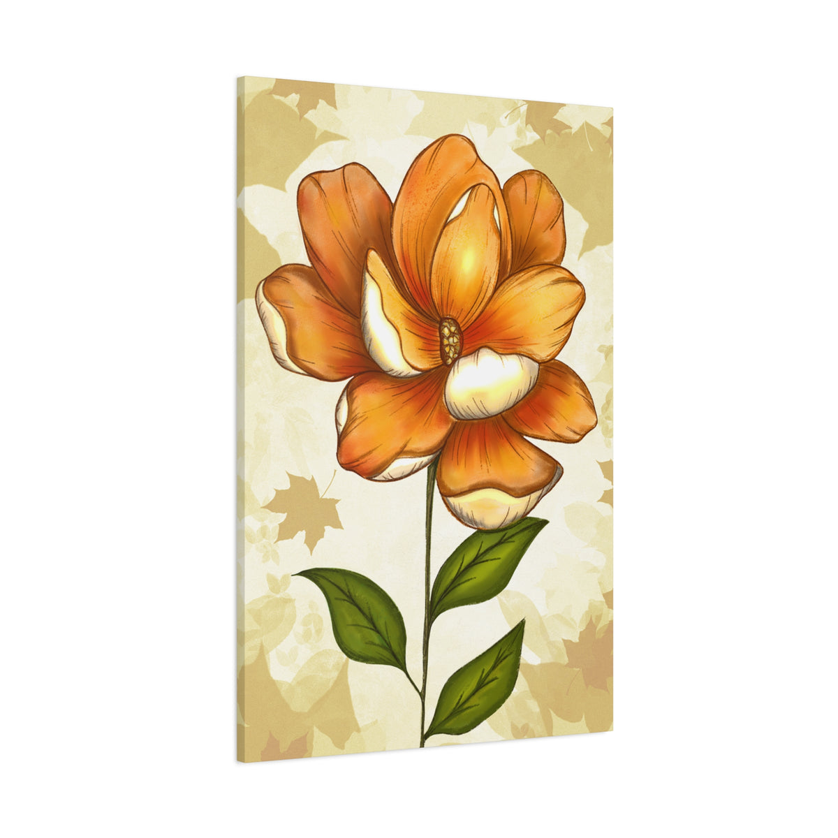 Copy of Matte Canvas, Stretched, 1.25" Tulips Pink and Purple Flowers