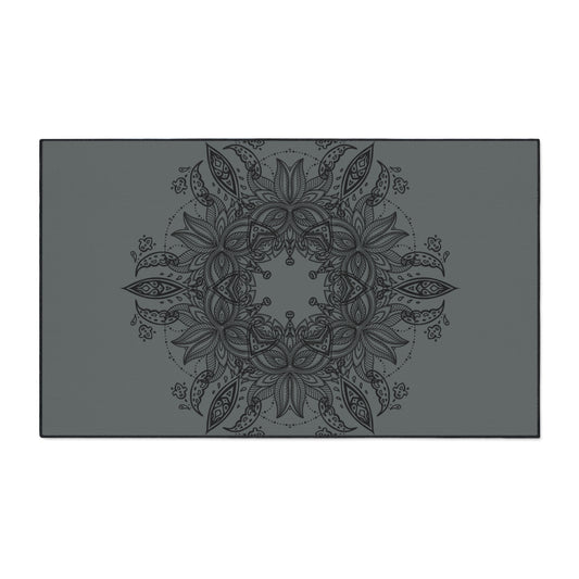 Decorative Mandala Floor Mat — Heavy Duty Non‑Slip Entry Rug