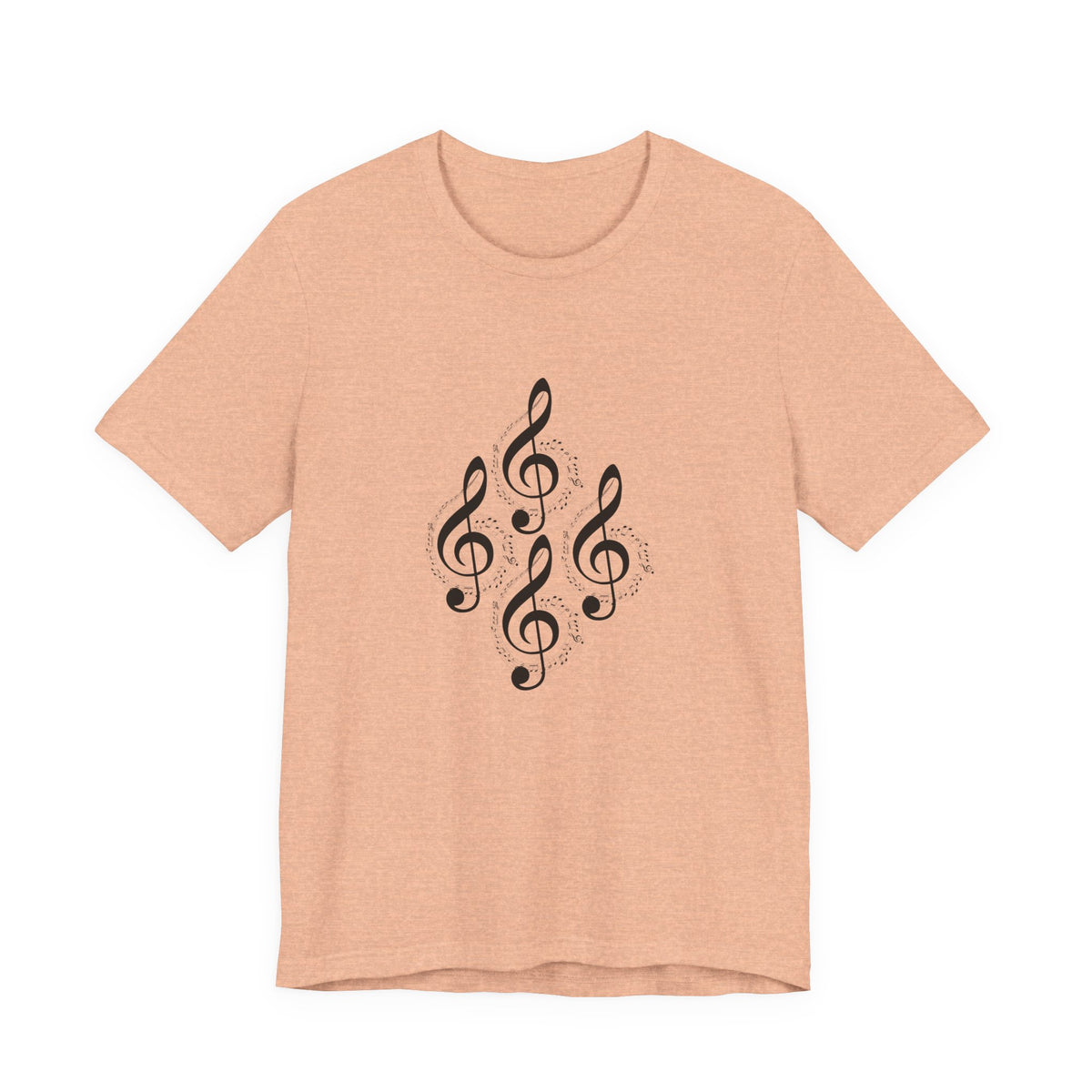 Musical Notes Tee - Perfect for Music Lovers, Casual Wear, Concerts, Festivals, Unique Gift Idea