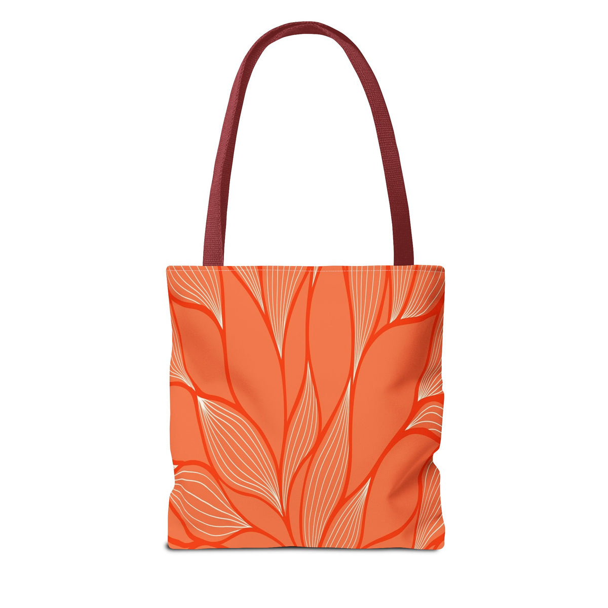 Vibrant Leafy Tote Bag, Stylish Grocery Bag, Eco-Friendly Shopping Tote, Floral Summer Tote, Gift for Plant Lovers