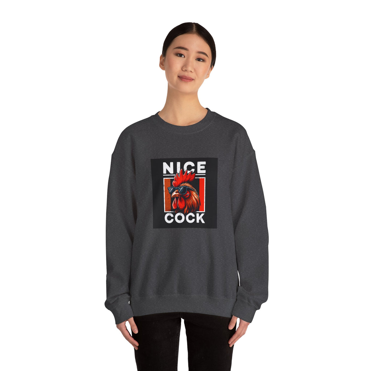 Nice Cock Rooster Crewneck Sweatshirt