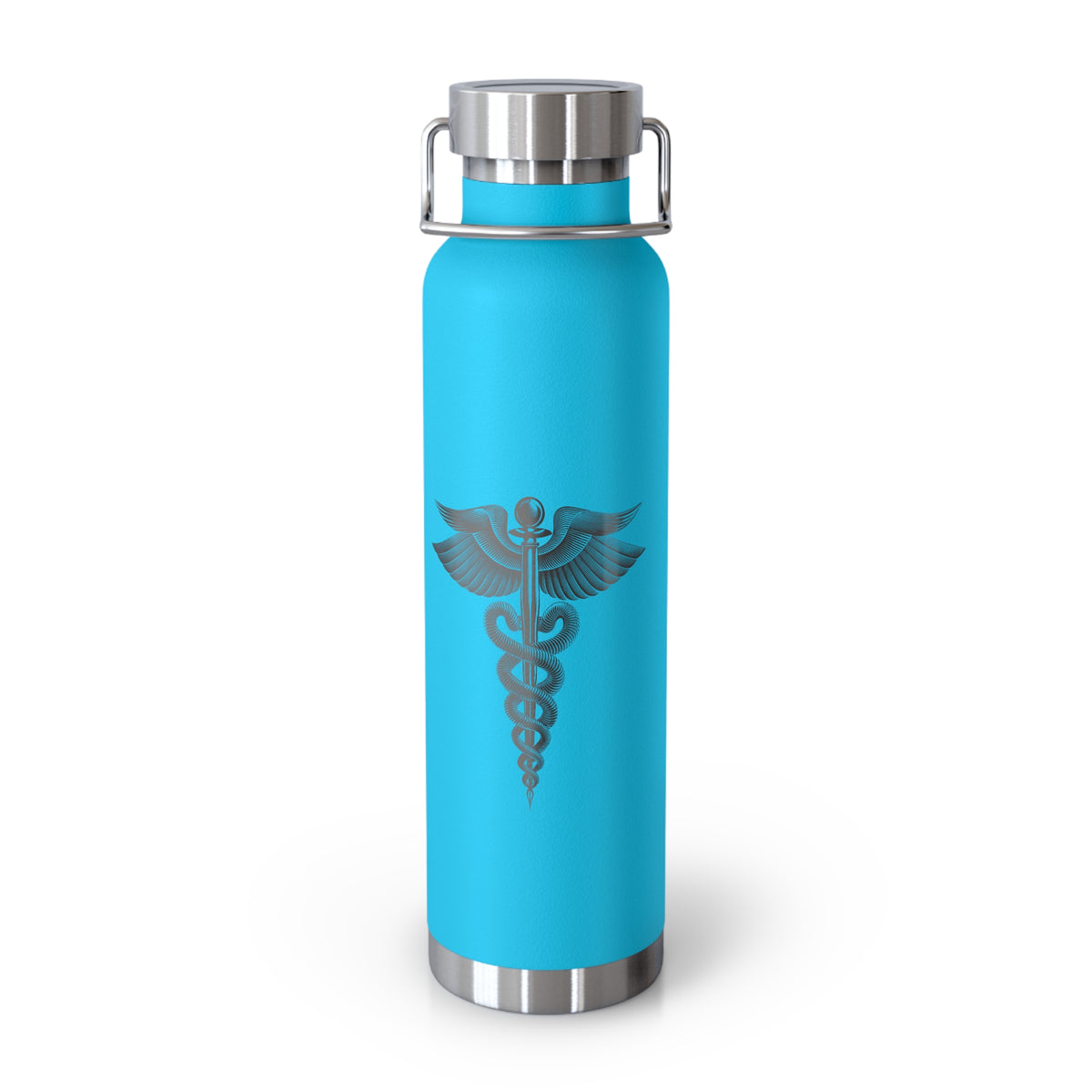 Stylish Copper Insulated Water Bottle, 22oz, Perfect for Active Lifestyles, Gifts for Healthcare Workers, Eco-Friendly, Exercise, Travel