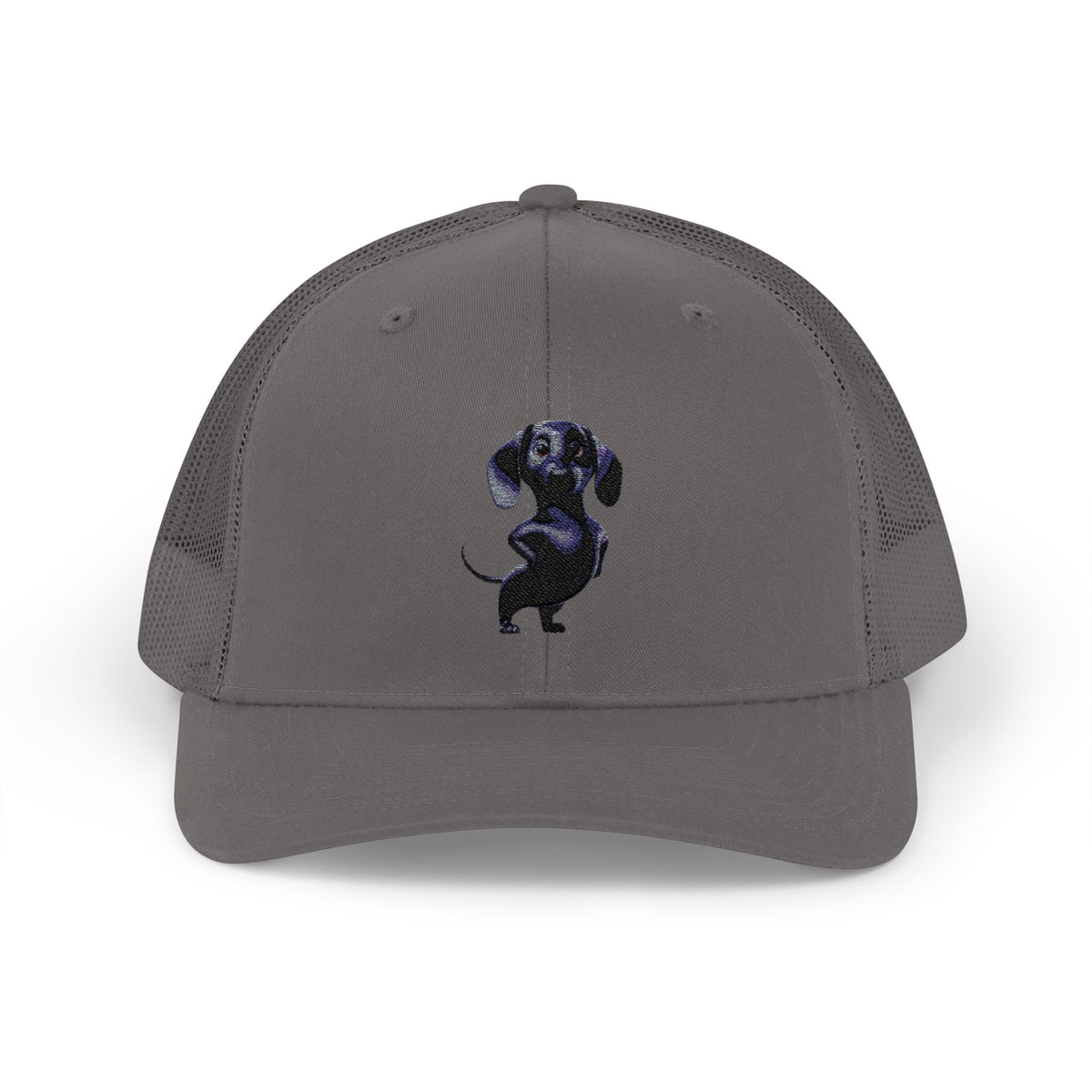 Dachshund Galaxy Trucker Cap – Embroidered Space Sausage Dog Snapback