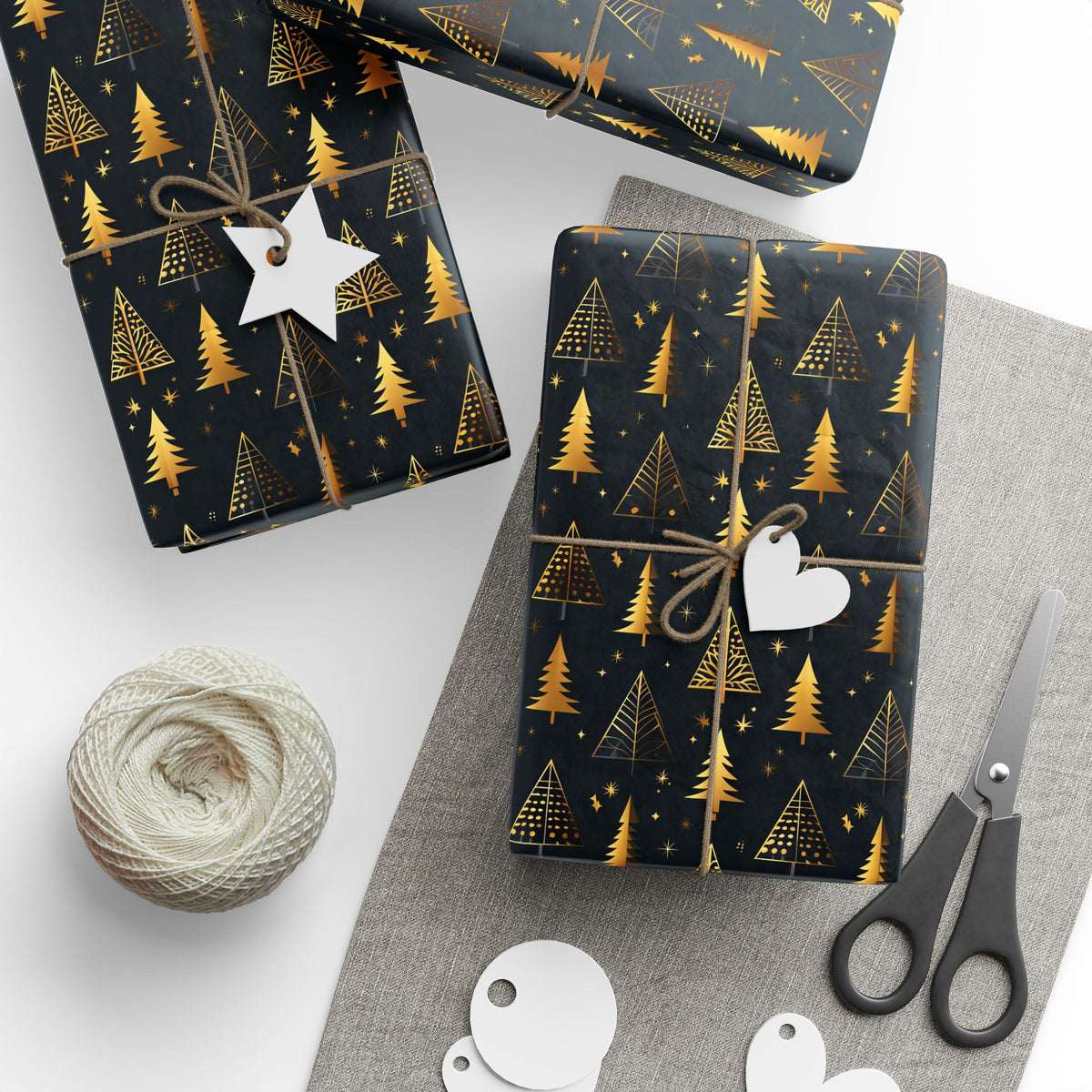 Elegant Holiday Wrapping Paper | Gift Wrap for Christmas, Birthdays, Parties, Eco-Friendly Gift Packaging, Festive Celebration Wrap
