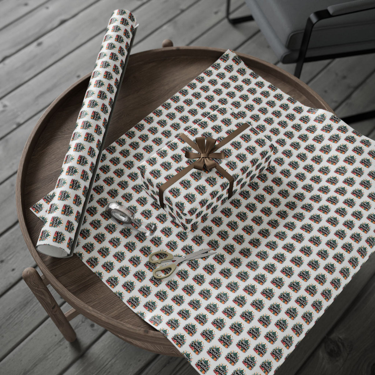 Festive Wrapping Paper, Holiday Gift Wrap, Merry Christmas Design, Party Supplies, Eco-Friendly Gift Wrap, Seasonal Celebrations