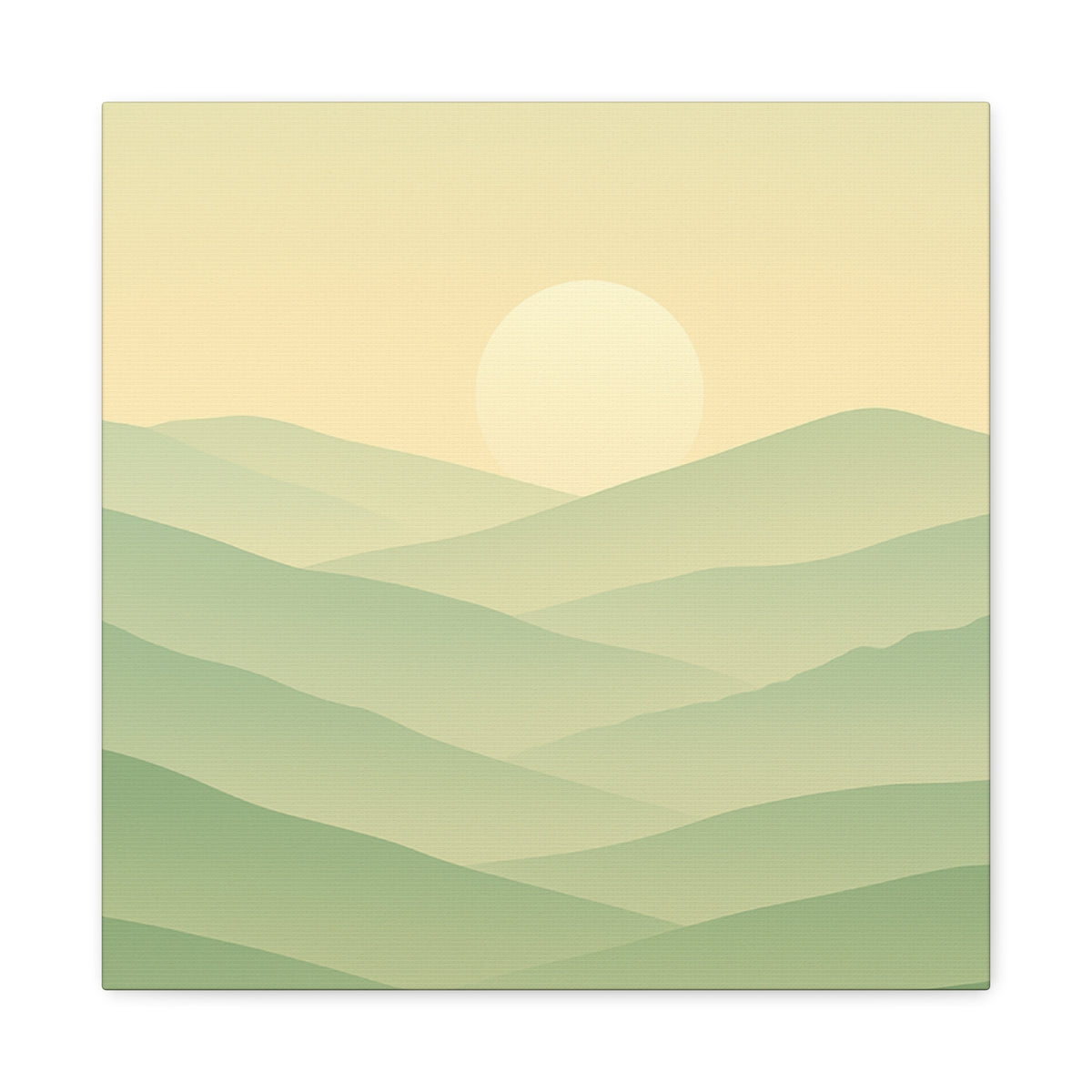 Matte Canvas, Stretched, 1.25" Sunset or Sunrise