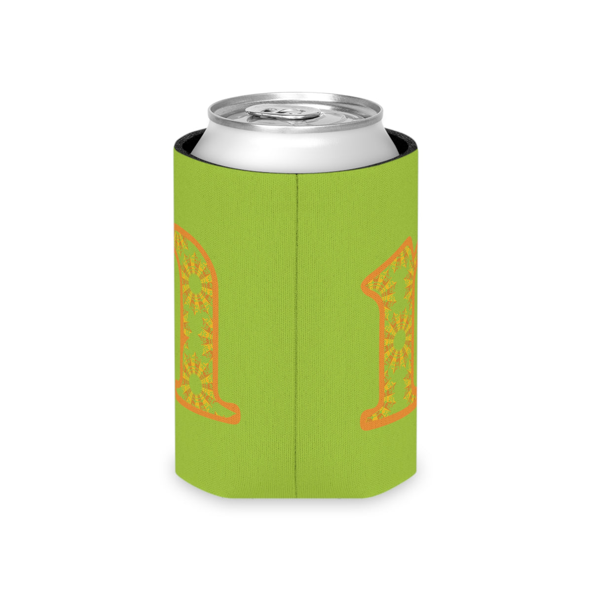 Vibrant Initial Can Cooler, Personalized Party Favor, Summer BBQ Accessory, Custom Drink Sleeve, Gift for Him/Her