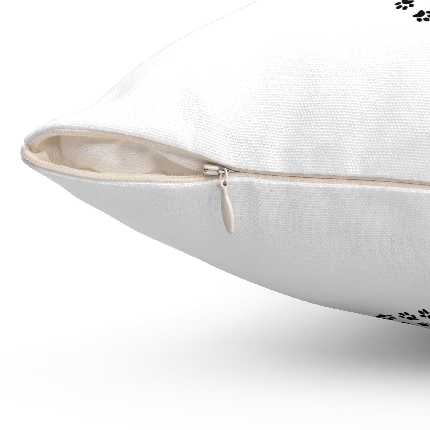 Heart of Tiny Paw Prints Pillow — Pet Lover Decorative Throw Pillow