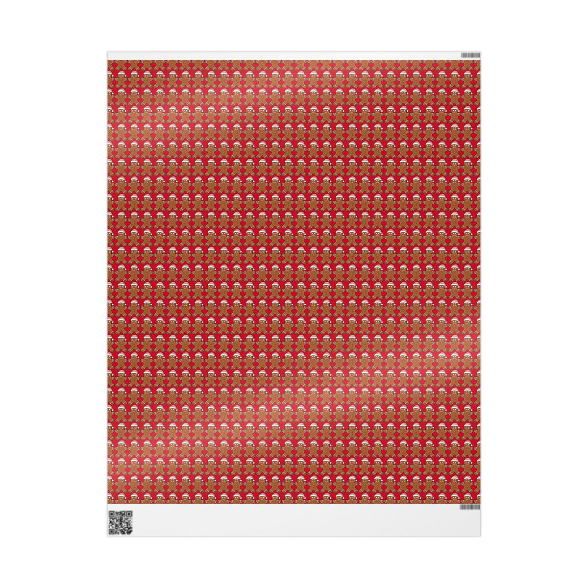 Gingerbread Holiday Wrapping Paper Roll