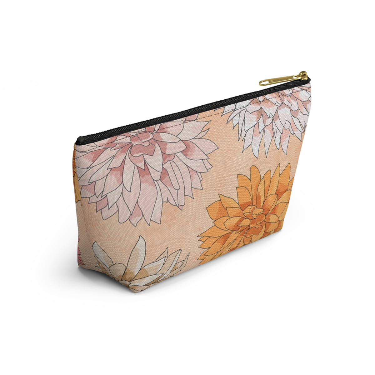 Floral Accessory Pouch - Versatile Cosmetic Bag, Travel Organizer, Gift for Her, Makeup Storage, Stylish Pencil Case