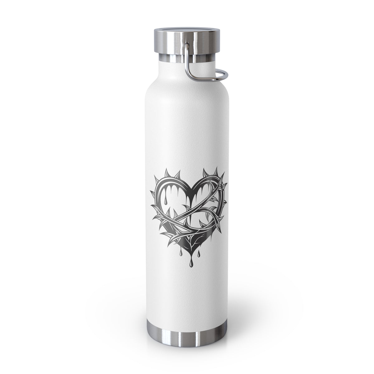 Stylish Insulated Water Bottle, Travel Flask, Gift for Him/Her, Fitness Bottle, Eco-Friendly Drinkware, 22oz Copper Design