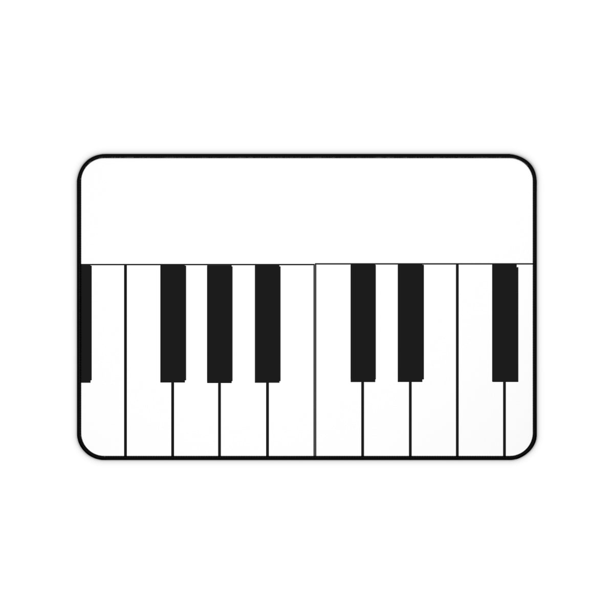 Piano Keyboard Desk Mat, Music Lover's Office Decor, Gift for Musicians, Gaming Pad, Piano Themed Workspace