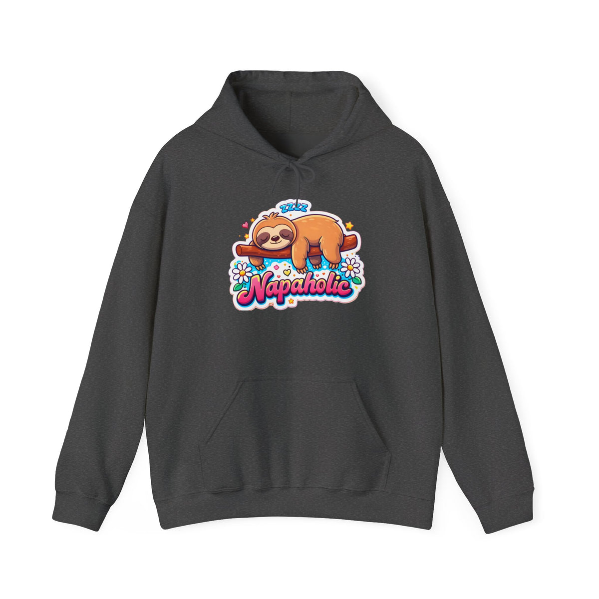 Napaholic Sloth Hoodie — Cute Sleepy Sloth Graphic Sweatshirt