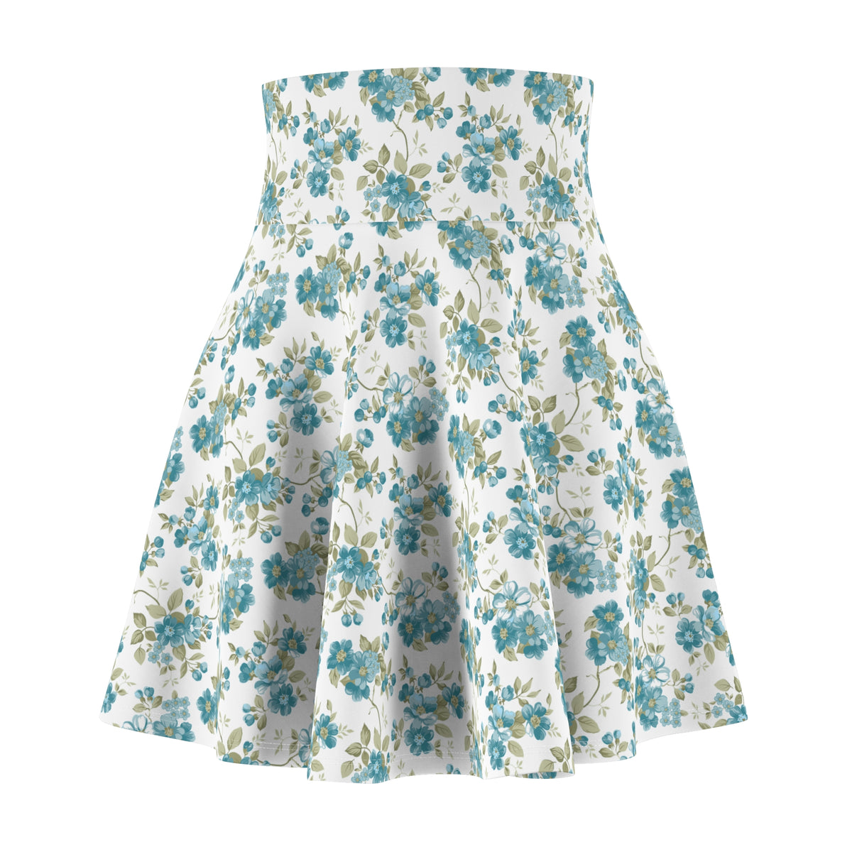 Floral Women's Skater Skirt, Boho Chic, Summer Style, Casual Wear, Everyday Fashion, Gifts for Her, Birthday Outfit