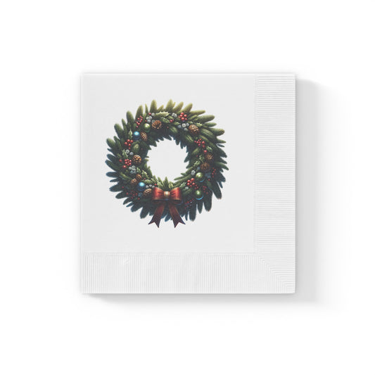 White Coined Napkins