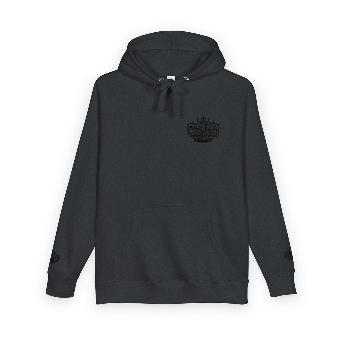 Crown Floral Unisex Fleece Hoodie | Cozy Streetwear, Perfect Gift for Him & Her, Autumn Fashion, Casual Wear, Trendy Outfit