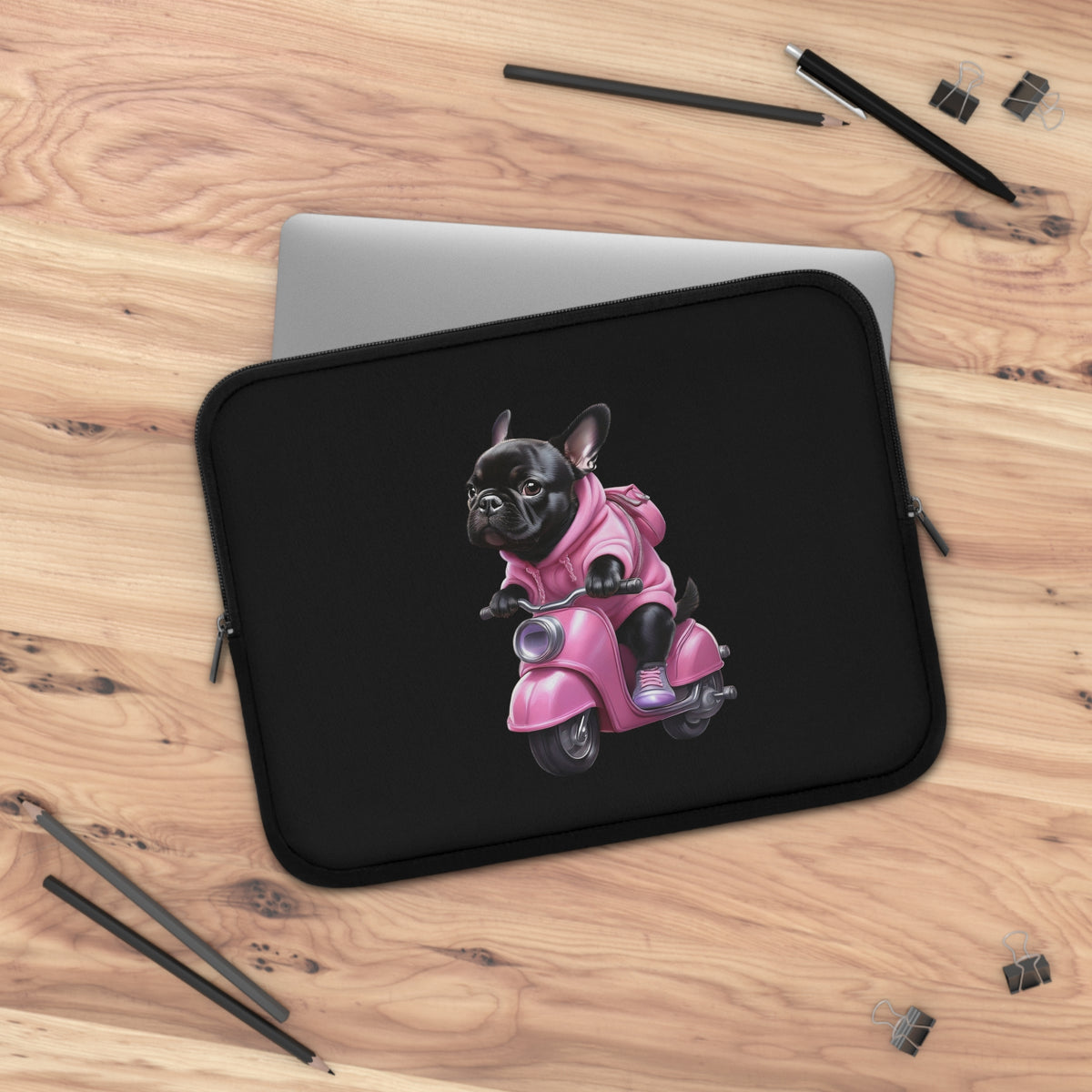 Cute French Bulldog Laptop Sleeve