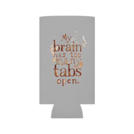 Brainy Can Cooler - Quirky Drink Sleeve, Funny Gift for Friends, Birthday, Party, Summer BBQ, Conversation Starter