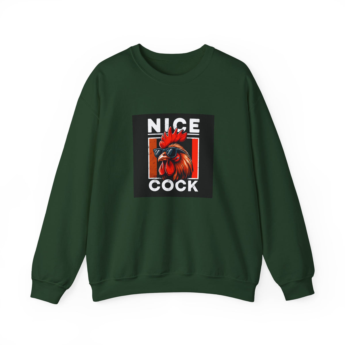Nice Cock Rooster Crewneck Sweatshirt
