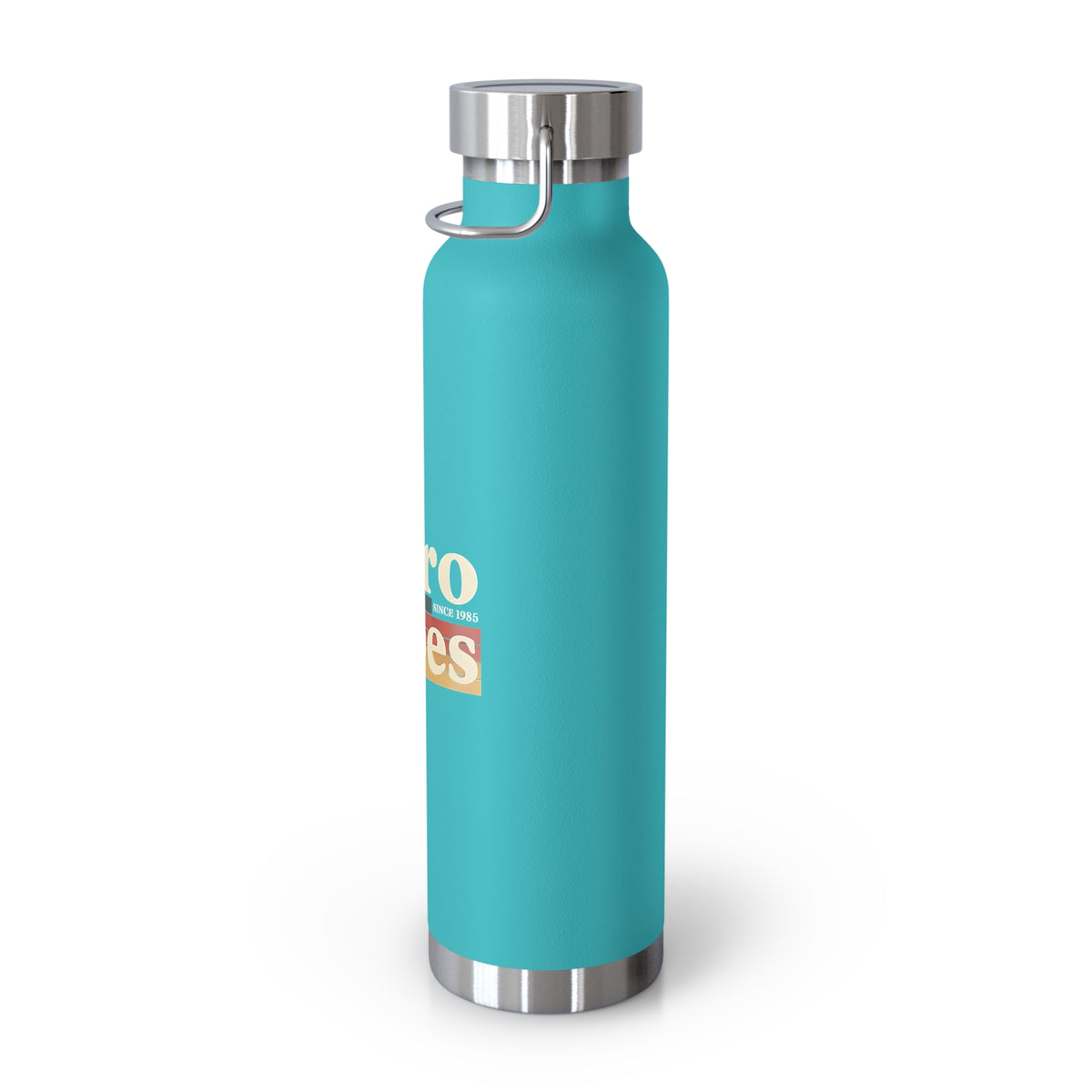 Retro Vibes Insulated Water Bottle, 22oz - Trendy Travel Flask, Stylish Hydration Gift for Fitness Lovers, Eco-Friendly Beverage Container