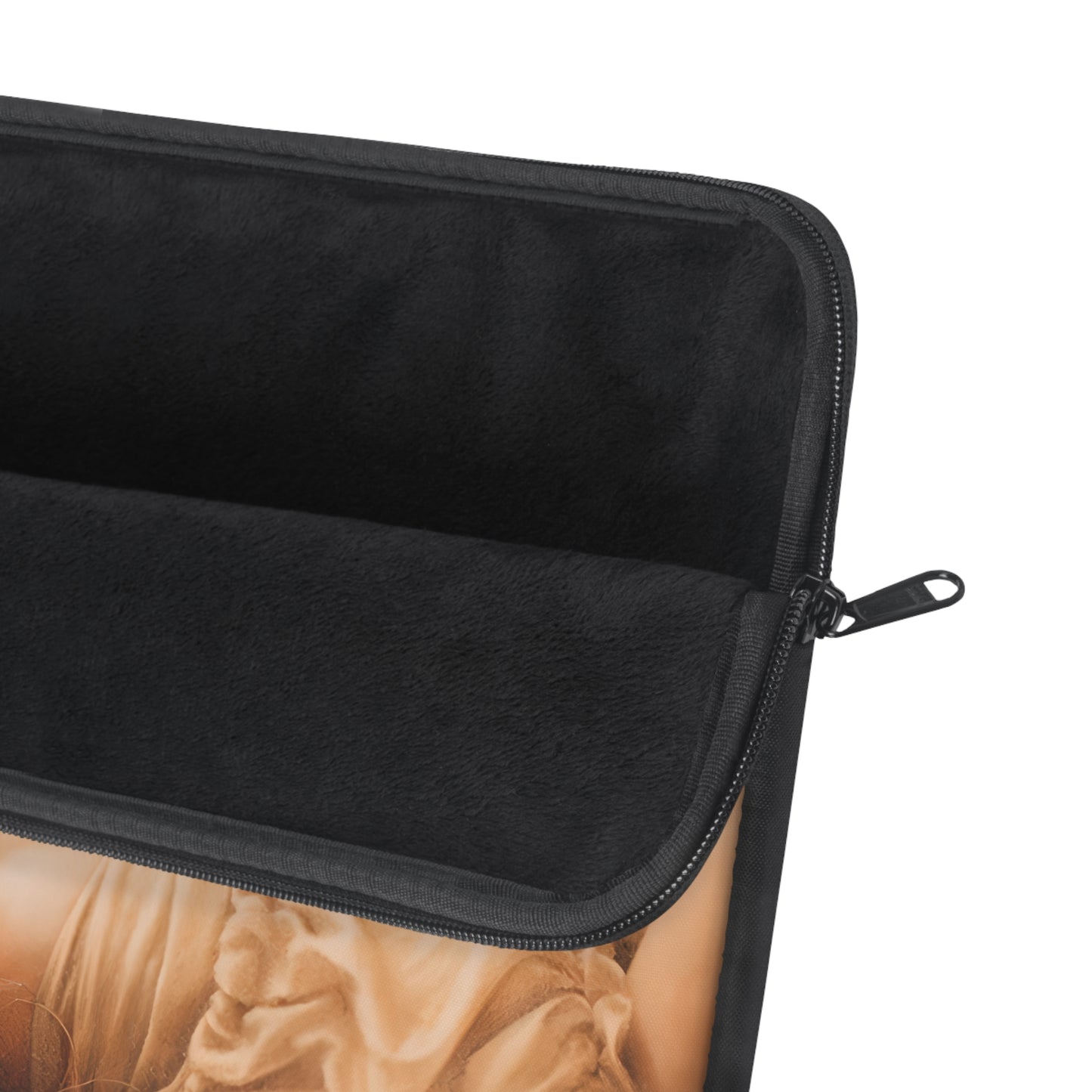 Vintage Floral Laptop Sleeve — Ethereal Sleeping Maiden Design