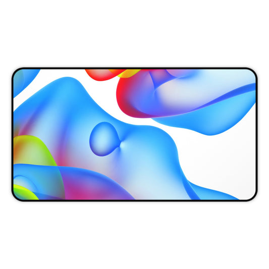 Vibrant Abstract Desk Mat for Home Office, Colorful Mousepad, Desk Decor, Unique Gift for Students, Ideal for Workspaces & Gamers