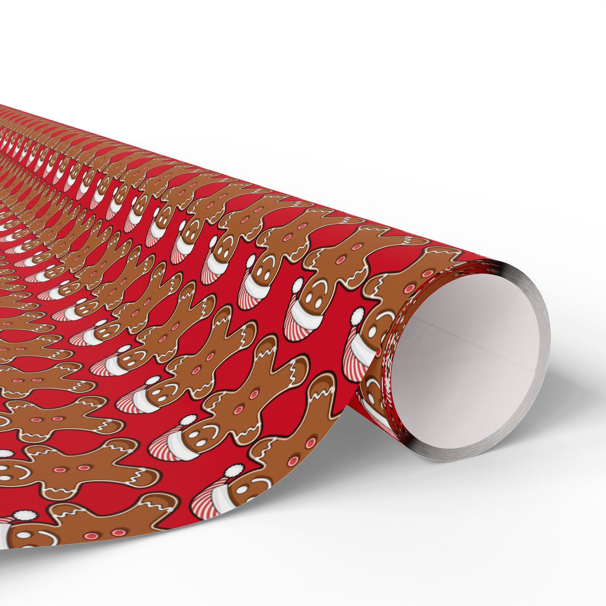 Gingerbread Holiday Wrapping Paper Roll