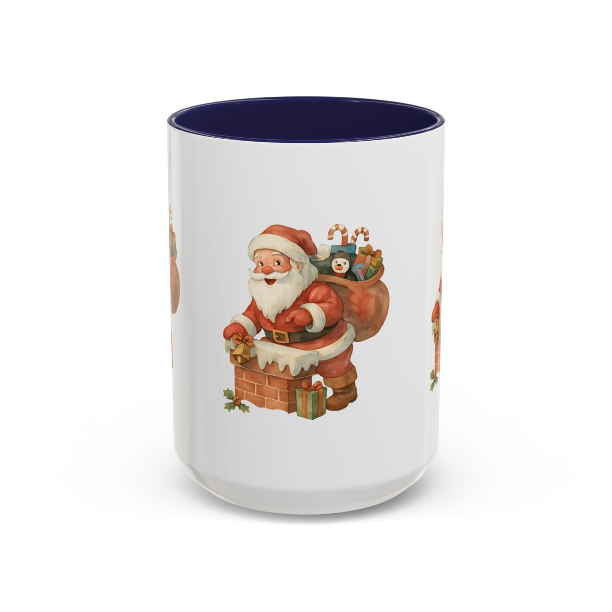 Festive Santa Coffee Mug, Holiday Gift, Christmas Decorations, Cozy Kitchen, Unique Mug, Santa-Themed Drinkware
