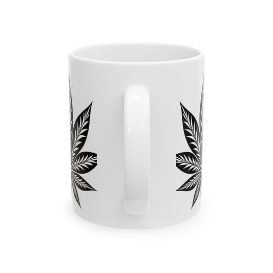 Stylish Cannabis Mug | Unique Gift for Coffee Lovers | 11oz, 15oz | Perfect for 420 Celebrations, Housewarming, or Daily Use