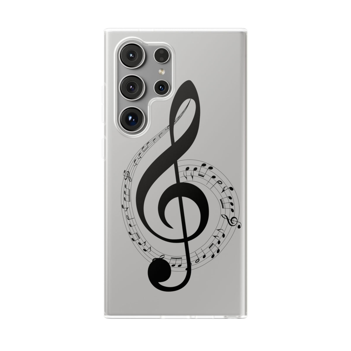 Phone Case — Musical Treble Clef Design
