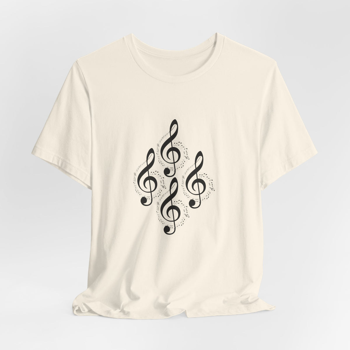 Musical Notes Tee - Perfect for Music Lovers, Casual Wear, Concerts, Festivals, Unique Gift Idea