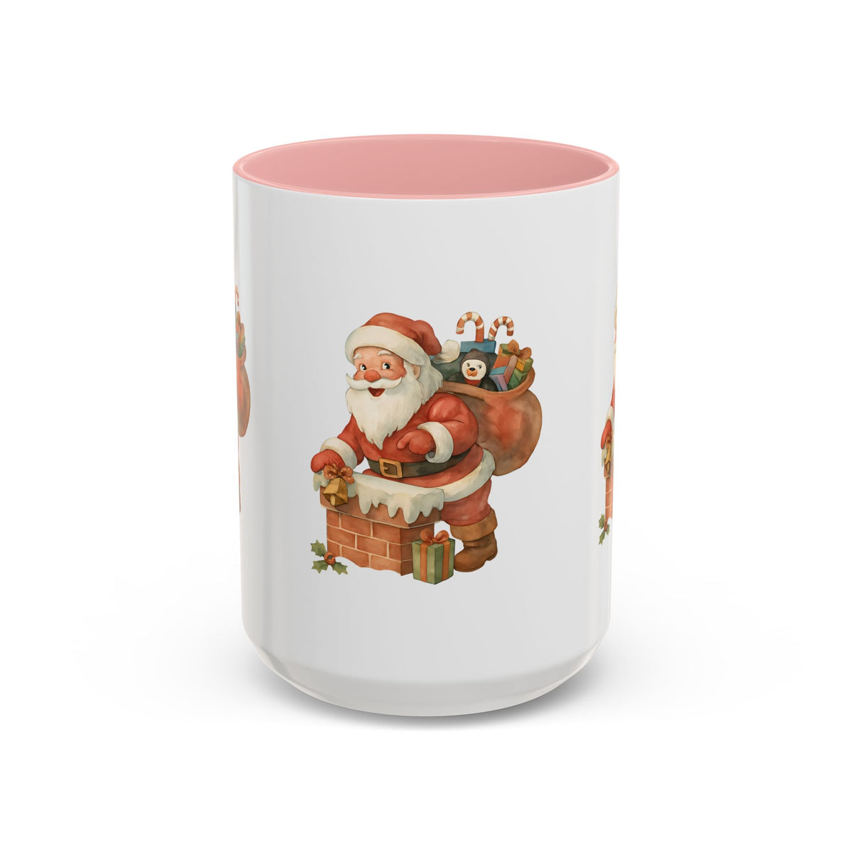 Festive Santa Coffee Mug, Holiday Gift, Christmas Decorations, Cozy Kitchen, Unique Mug, Santa-Themed Drinkware