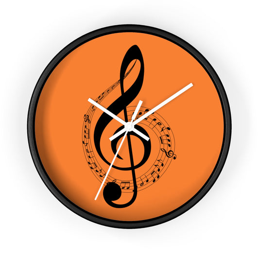 Musical Notes Wall Clock, Perfect Gift for Musicians