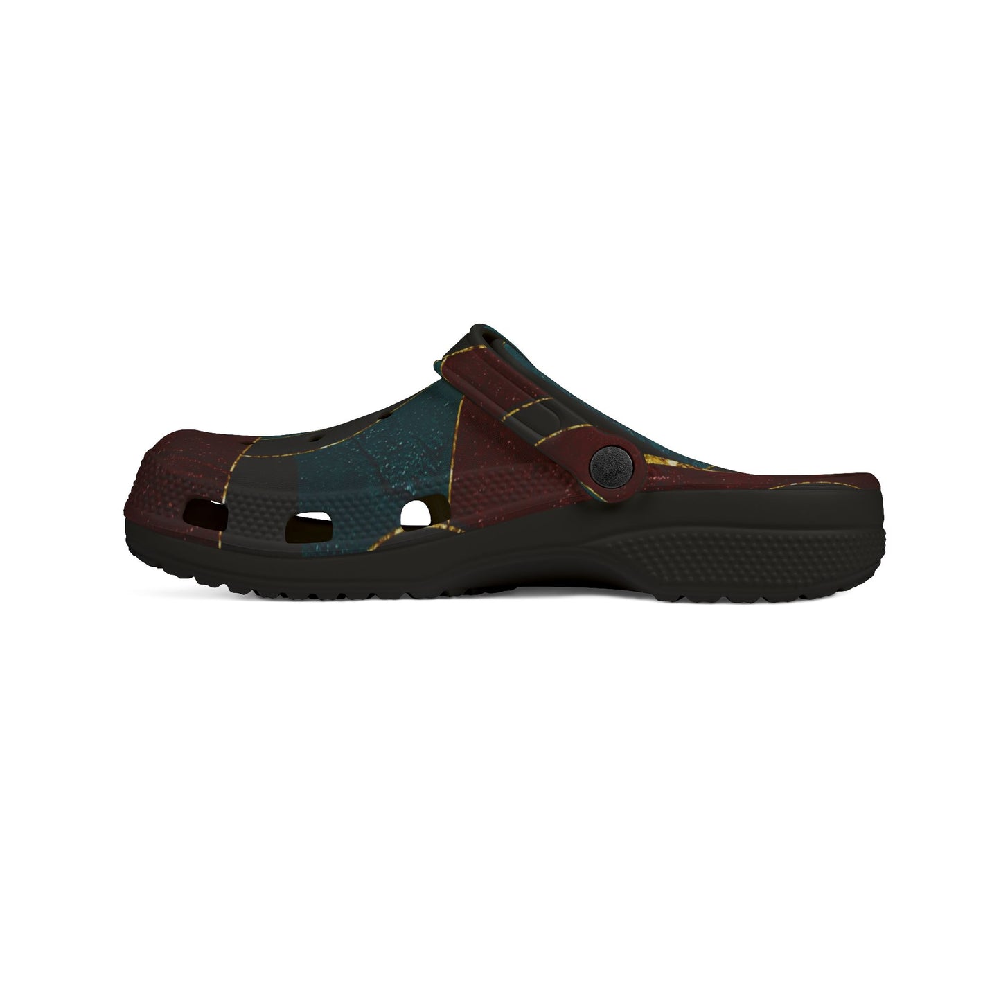 Abstract Polka Dot EVA Clogs — Comfortable Slip-On Rubber Shoes