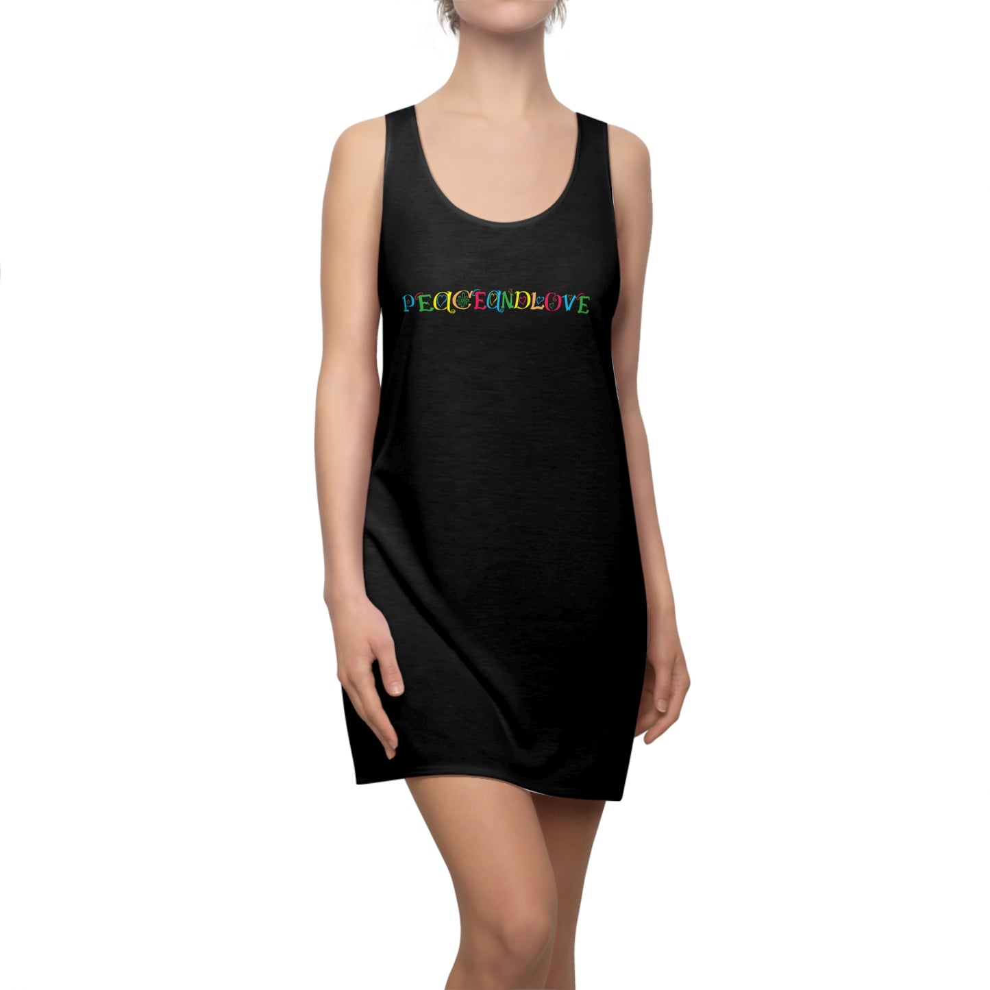 Peace and Love Women's Racerback Dress