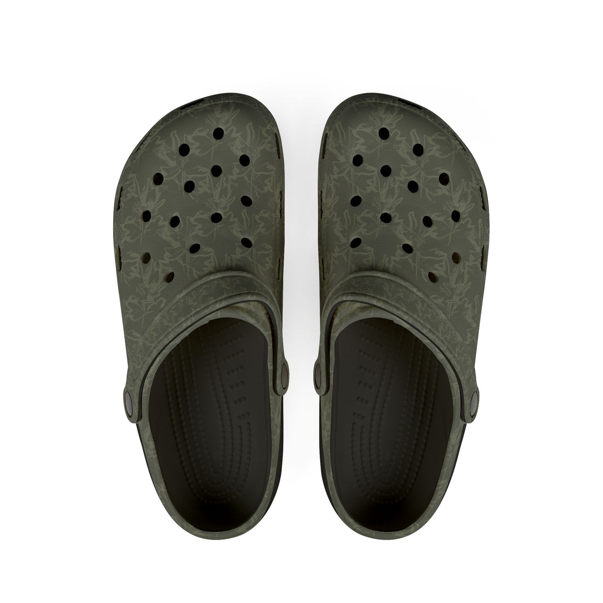 Olive Camouflage EVA Foam Clogs – Lightweight Garden & Casual Slip-On Shoes