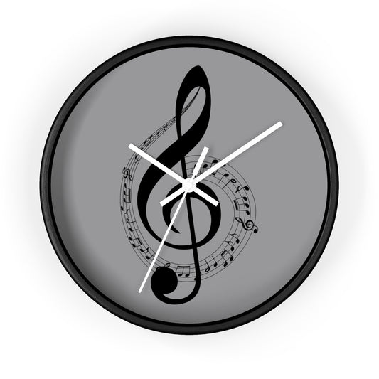 Musical Notes Wall Clock, Perfect Gift for Musicians, Home Decor