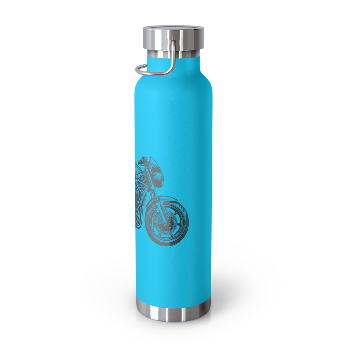 Motorcycle Insulated Water Bottle, Adventure Gift, Biker Mug, Fitness Bottle, Outdoor Hydration